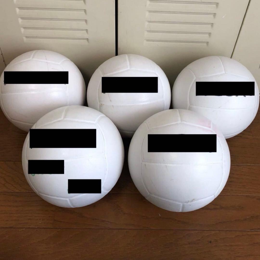 中古 ミカサ バレーボール 4号球MVP400MAL5球 合計5球セット