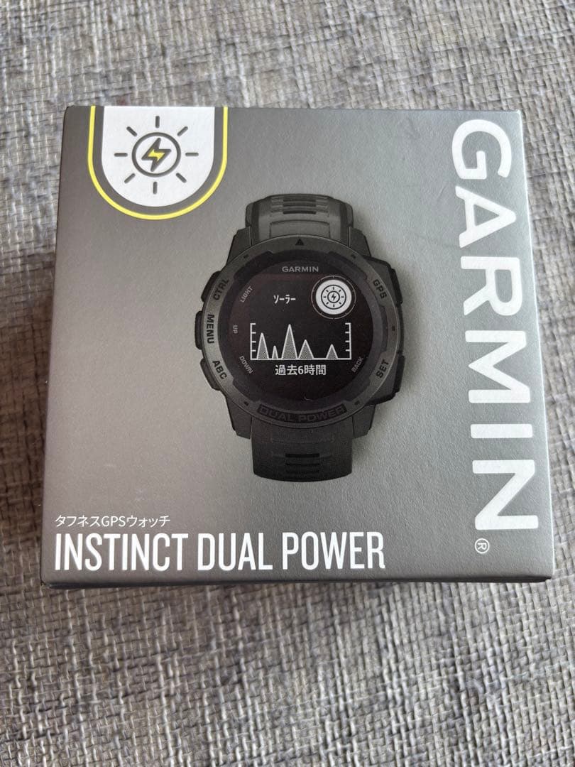 GARMIN INSTINCT DUAL POWER グラファイト
