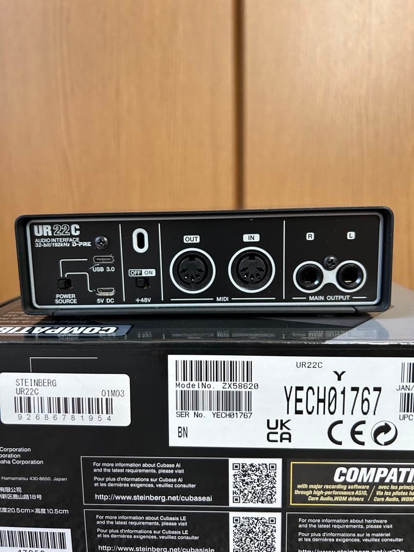 steinberg UR22C オーディオインターフェイス