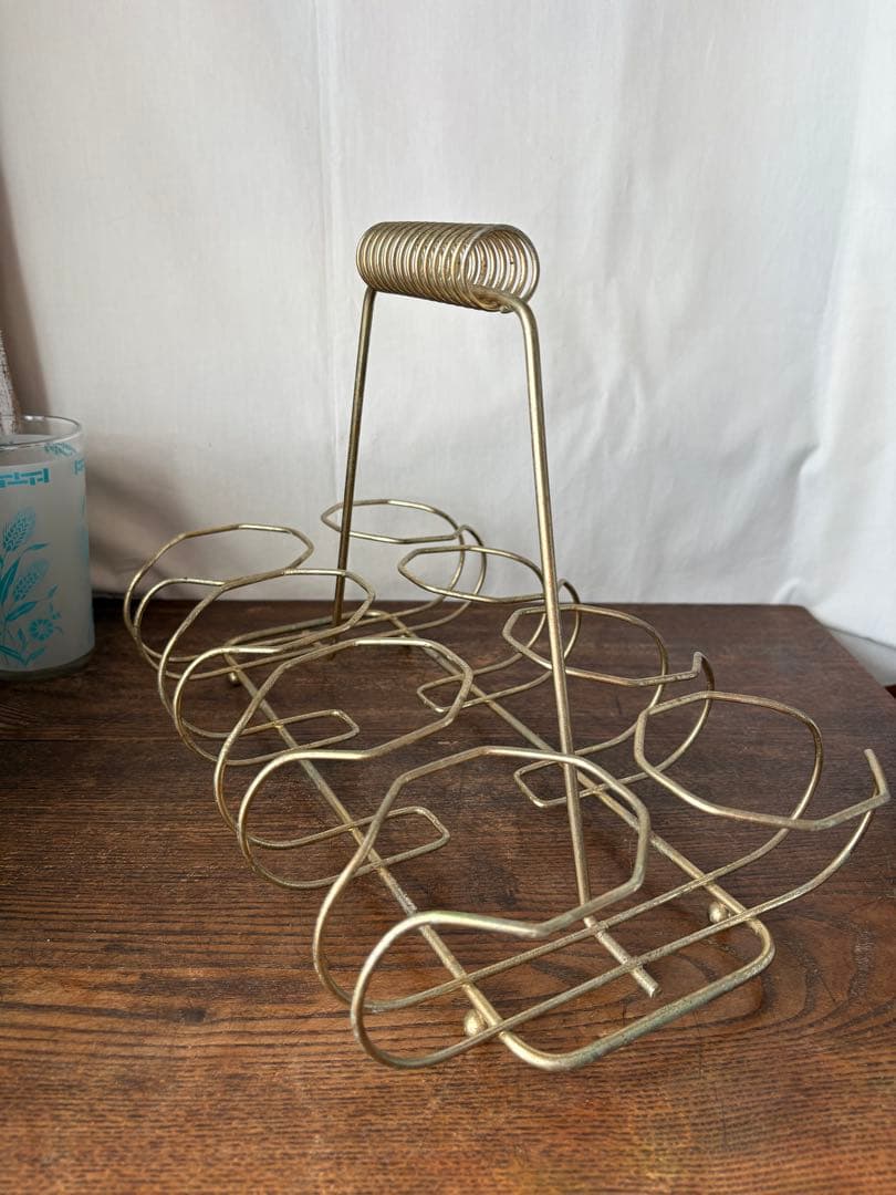 最終価格 ビンテージ グラス8個＆グラスホルダー セット