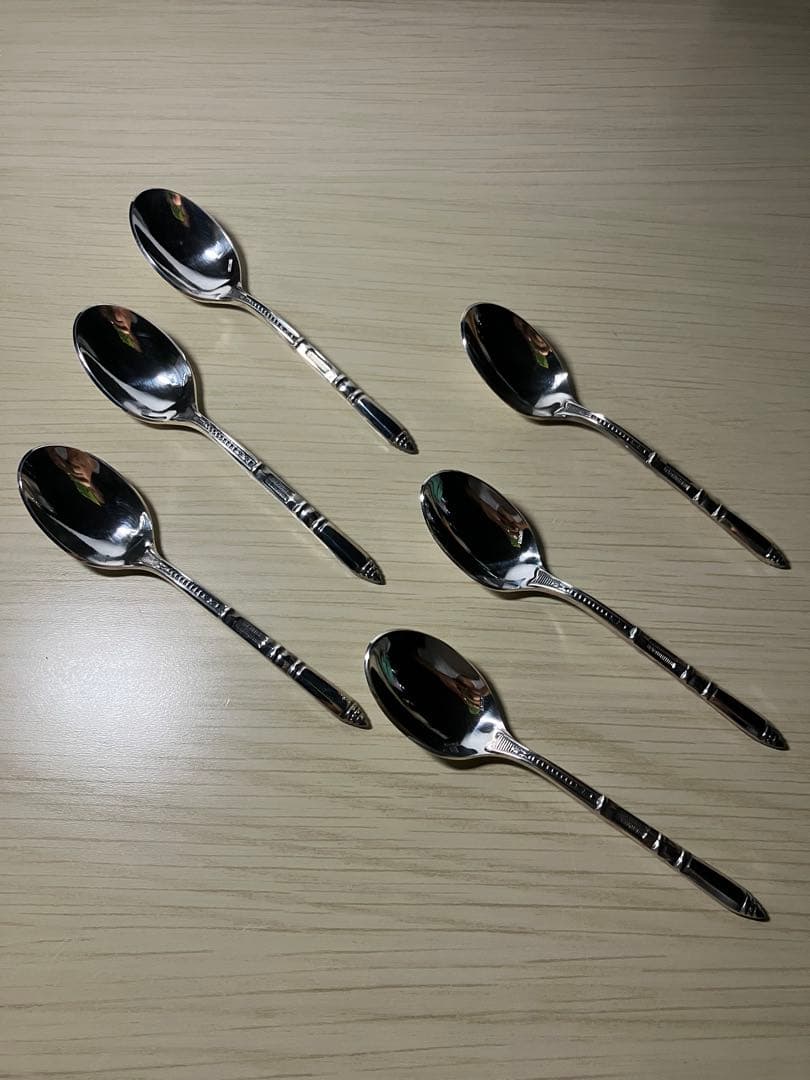 【美品】ERCUIS エルキュイ フランス製 モカスプーン6本 元箱付