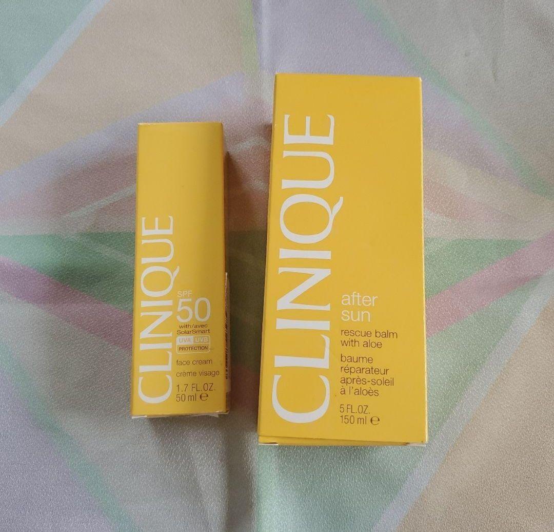 CLINIQUE SPF 50 フェイスクリーム & アフターサンバーム セット