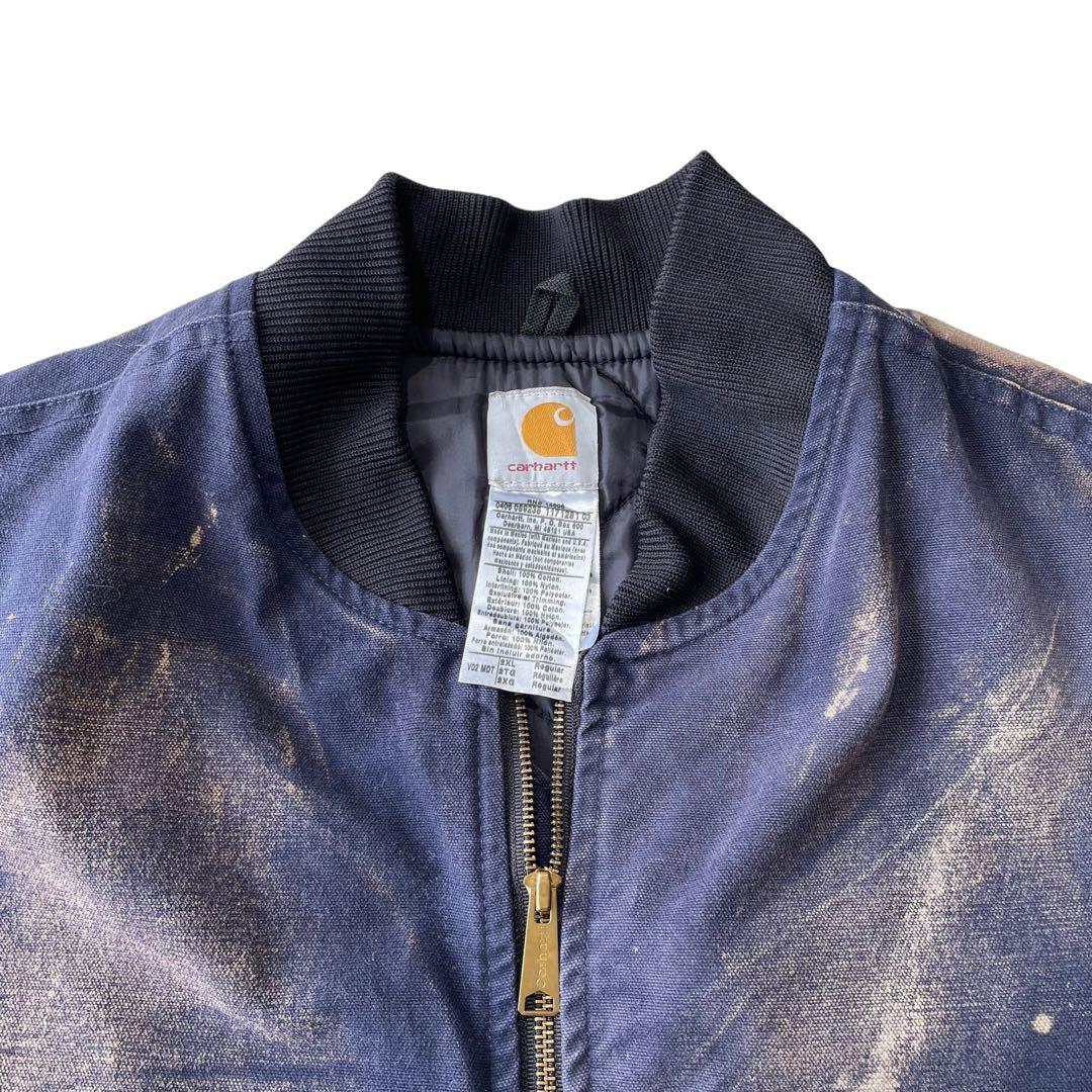 鬼フェード 雰囲気極上 カーハート ネイビー ダックベスト 90s~