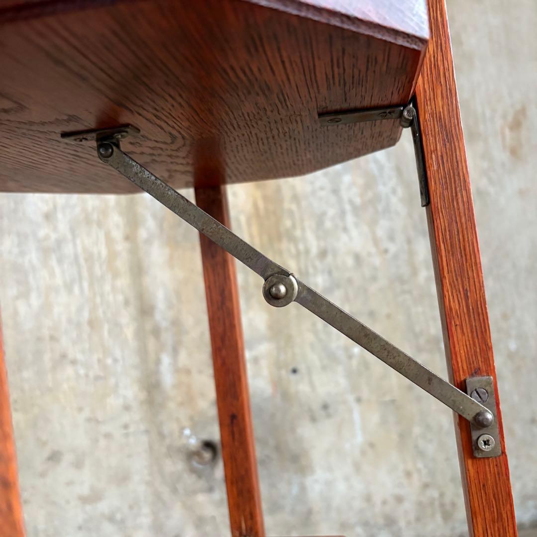 英国アンティーク　ケーキスタンド　アフタヌーンティー　折り畳み　ヴィンテージ