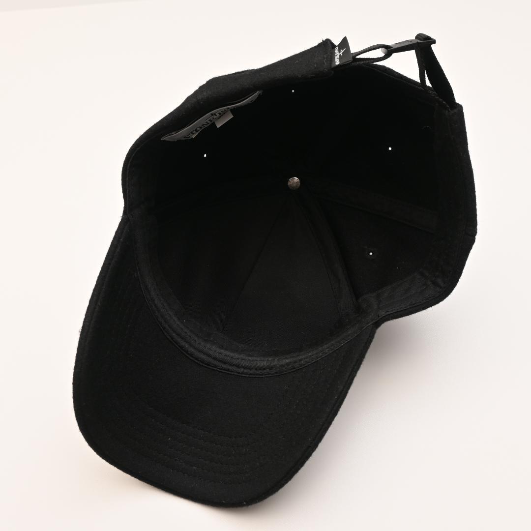 も*り様 STONE  ストーンアイランド キャップ ブラック 黒