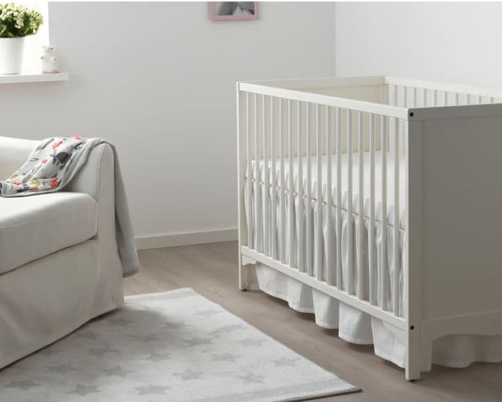 ベビーベッド　イケア　SOLGUL 説明書あり