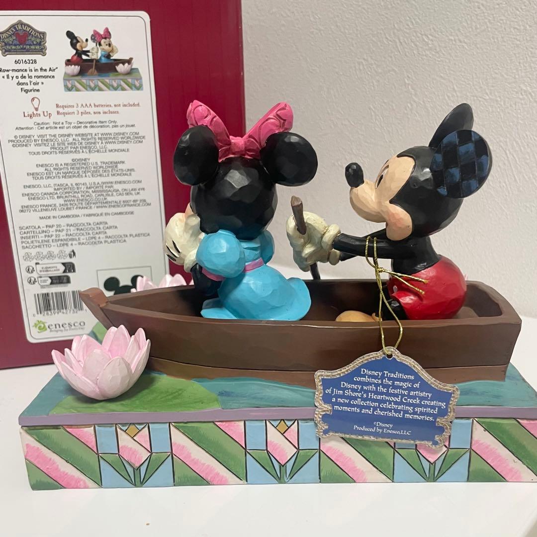 ミッキー ミニー フィギュア ジムショア ディズニー トラディション 箱付き美品