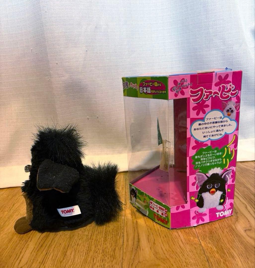 【動作確認済み】 初代ファービー 黒x茶色