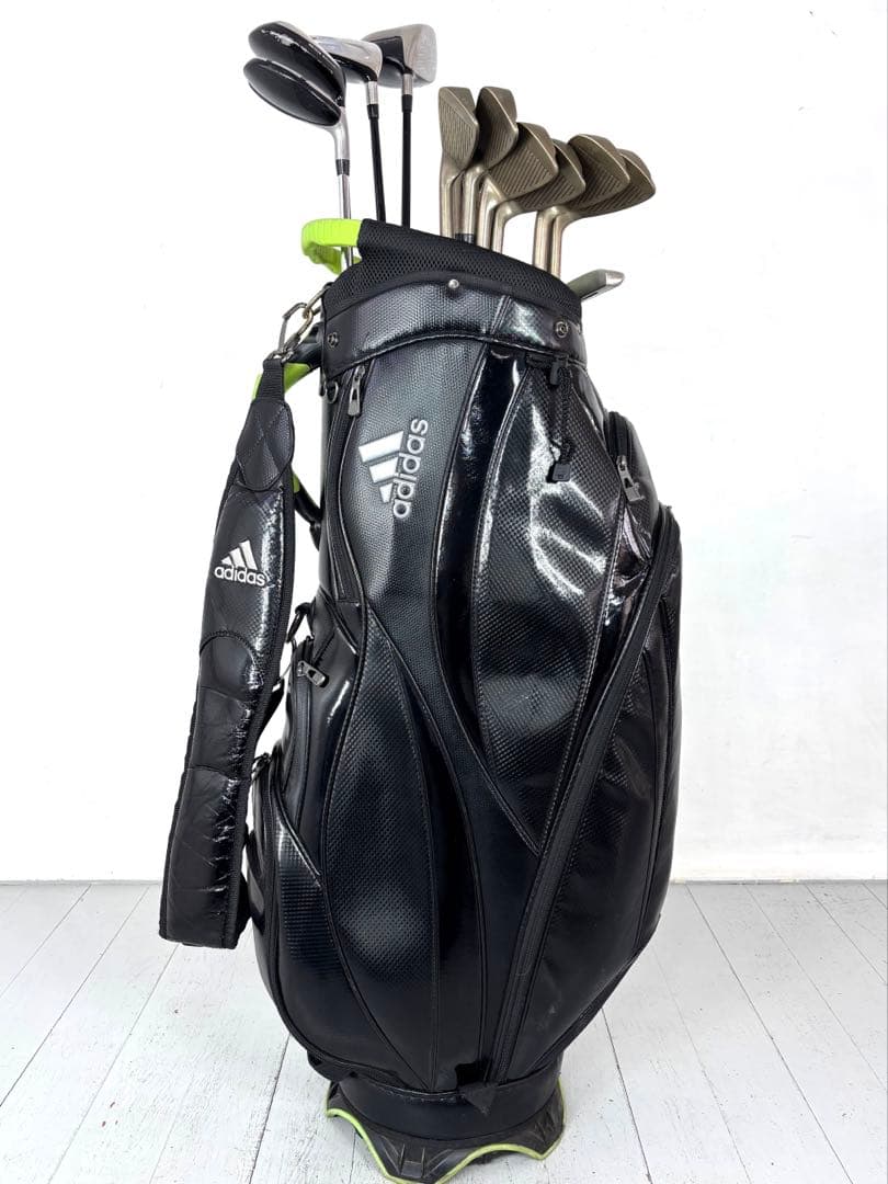 本格派 メンズゴルフクラブ 14本 フルセット テーラーメイド adidas