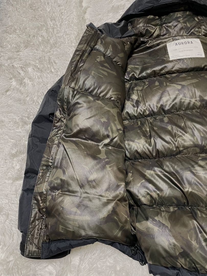 NANGA アーバンリサーチドアーズ オーロラ　ダウンジャケット S 黒 迷彩