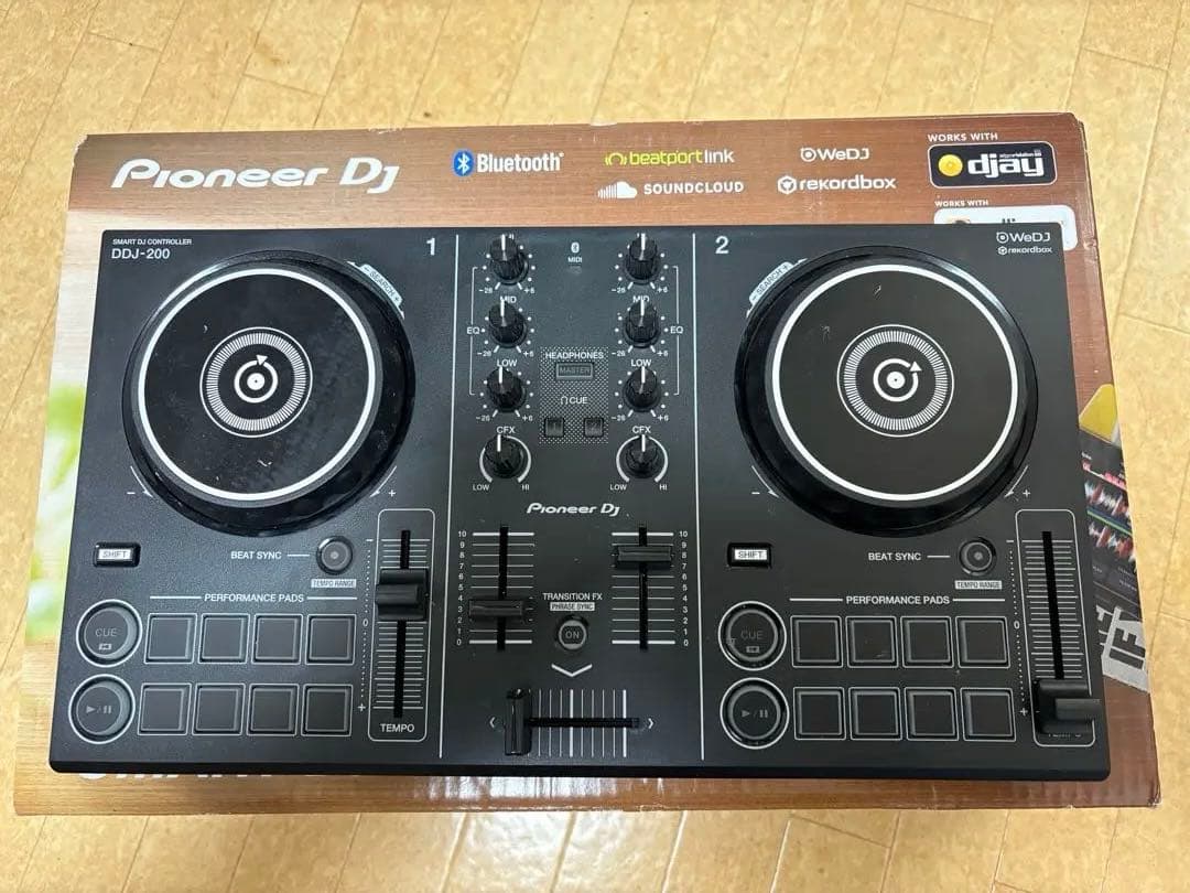 Pioneer DJ DDJ-200 Bluetooth コントローラー