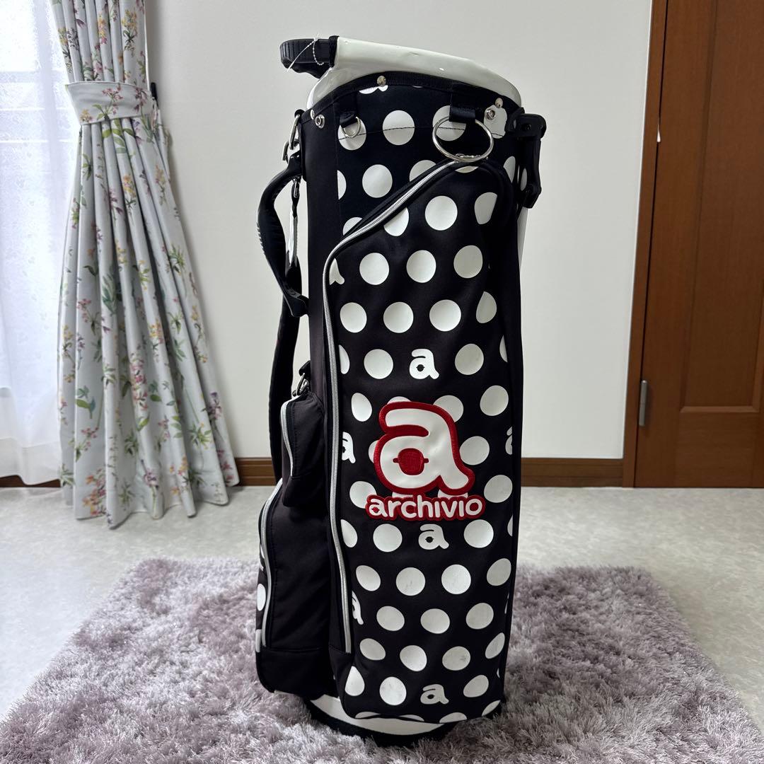 archivio ドット柄 キャディバッグ