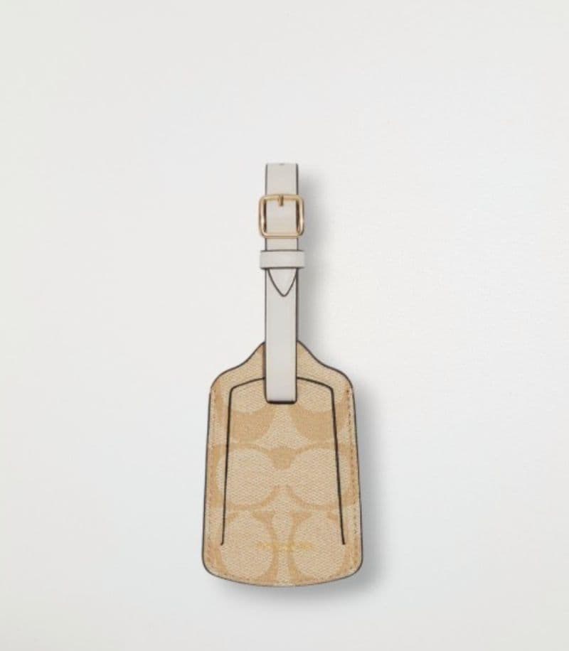 コーチ シグネチャー ネームタグ ブランドタグ キーホルダー ラゲッジタグ