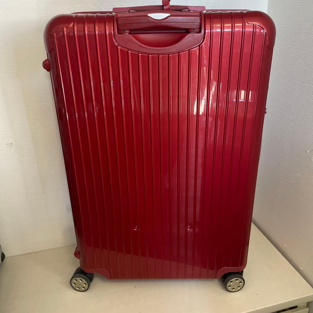 保証書付き RIMOWA サルサデラックス 104L レッド チェックインL以上