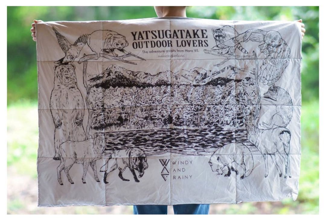 アウトドア寝具 WINDY AND RAINY Down Blanket and Pillow