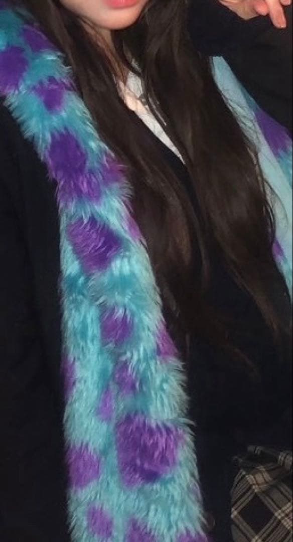 ディズニー モンスターズインク サリー ファンキャップ マフラー 美品