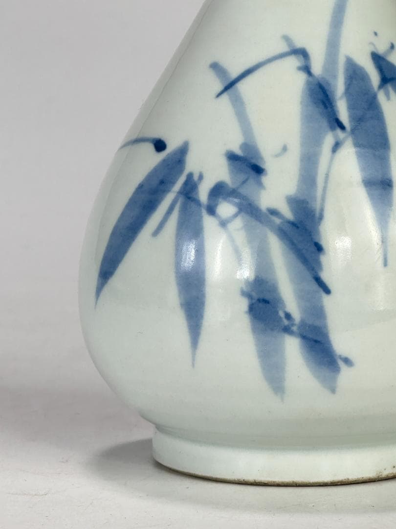 韓国美術　李朝時代　李朝　白磁　竹文　染付　青磁　徳利　花瓶　時代物　朝鮮古陶磁