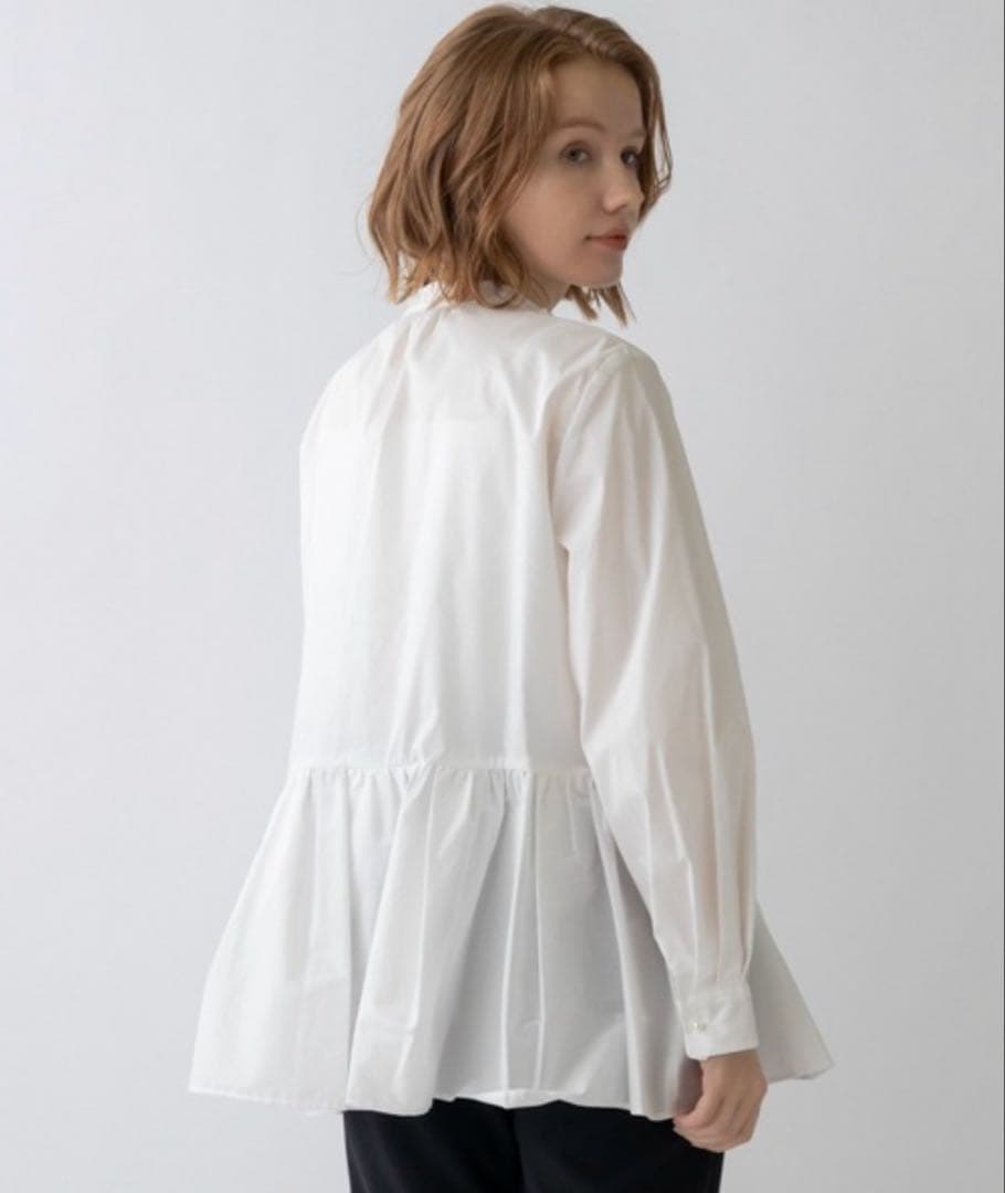 新品 定価26,400円 SONO ヒポポトゥースチュニックブラウス フリル