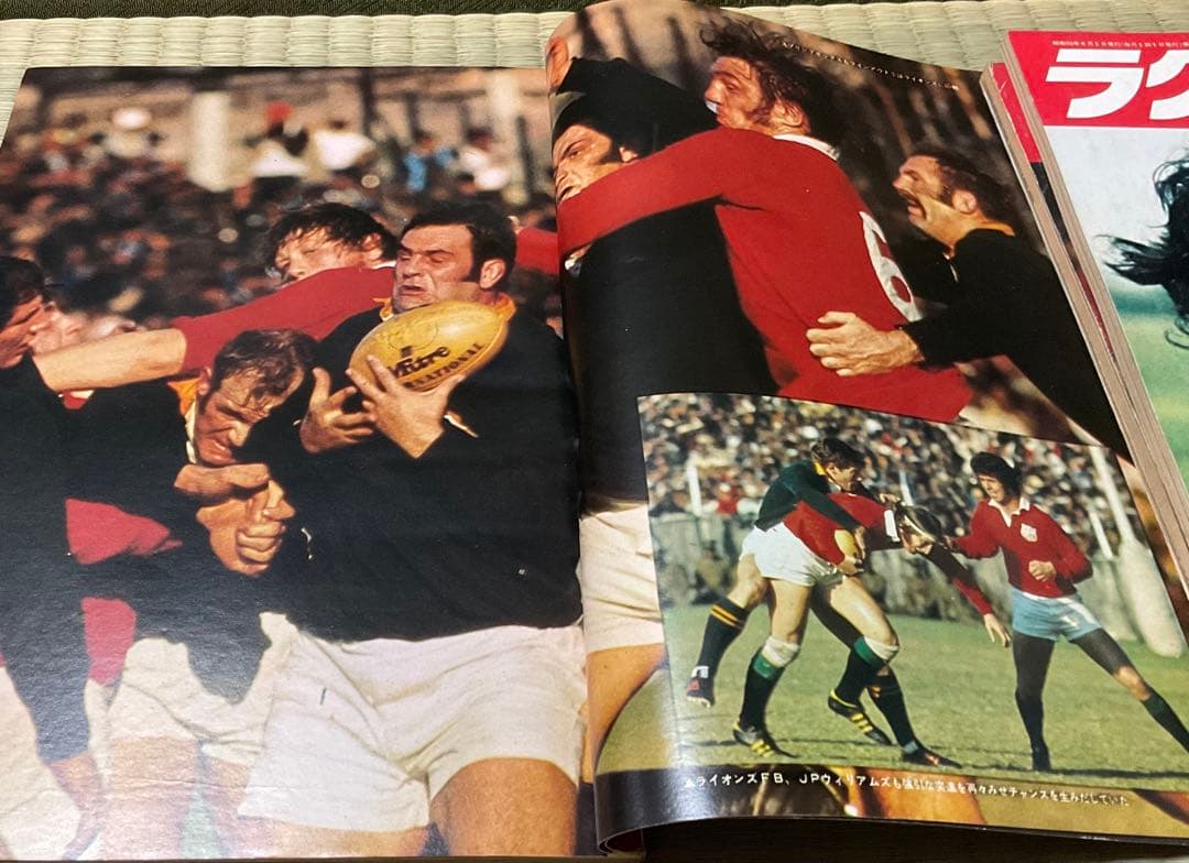 超お宝1974年ブリティッシュライオンズ南アフリカ遠征、史上最大の快挙！記念タイ