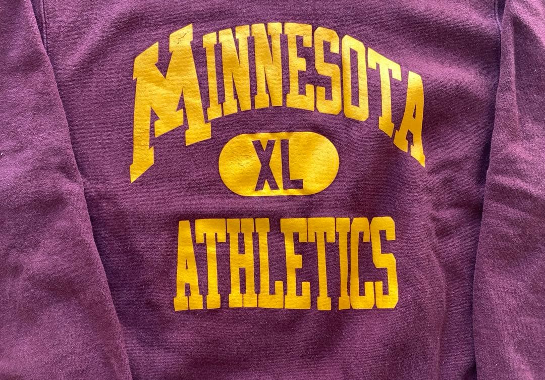 90'sチャンピオン リバースウィーブ ミネソタ大学 USA製 3段ロゴ