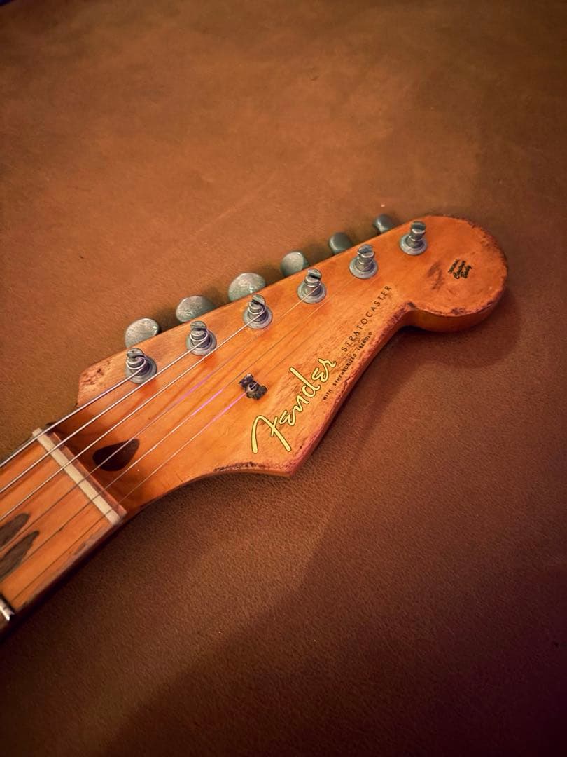 fender JAPAN ストラト レリック サーフグリーン Eシリアル