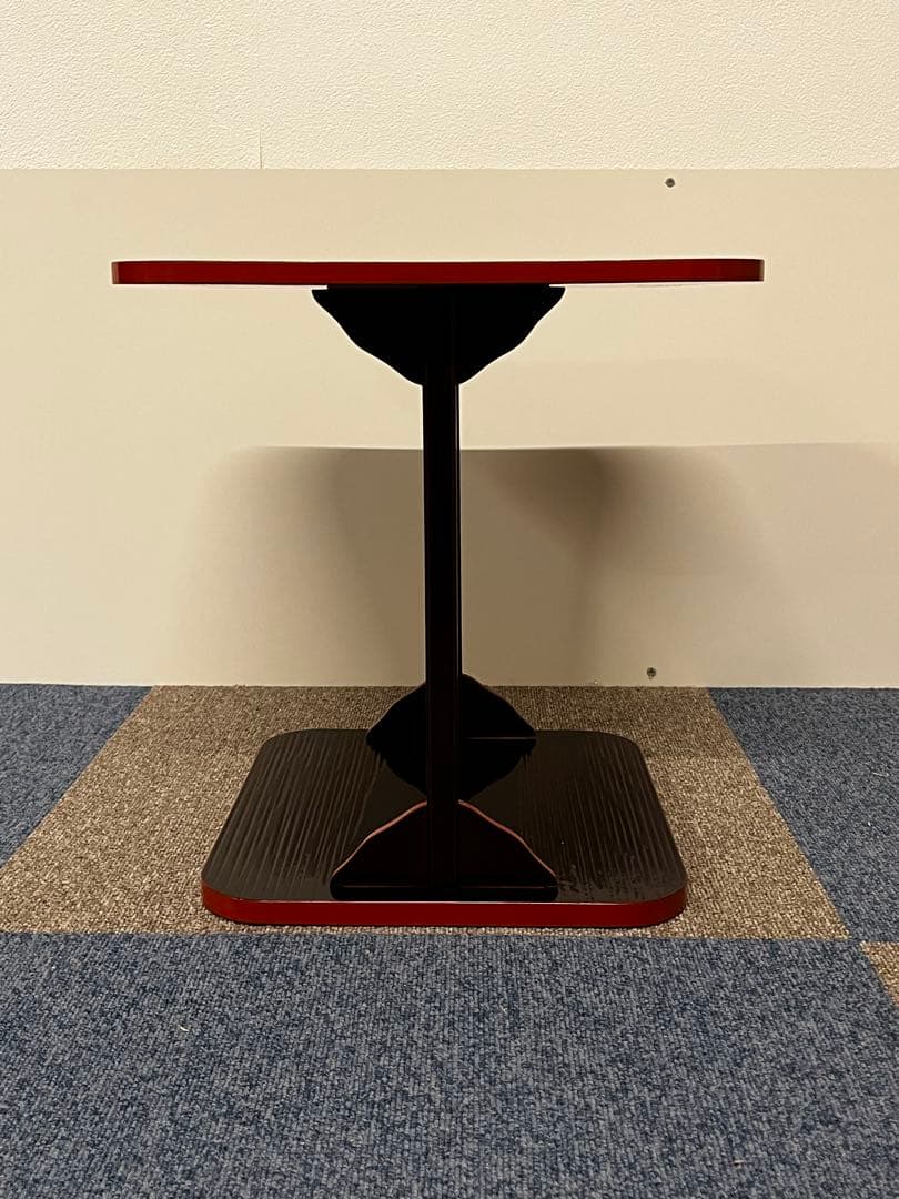 塗師 木村表恵 溜 一閑 小四方棚 組立棚 木製 茶棚 棚物 茶道具 共箱