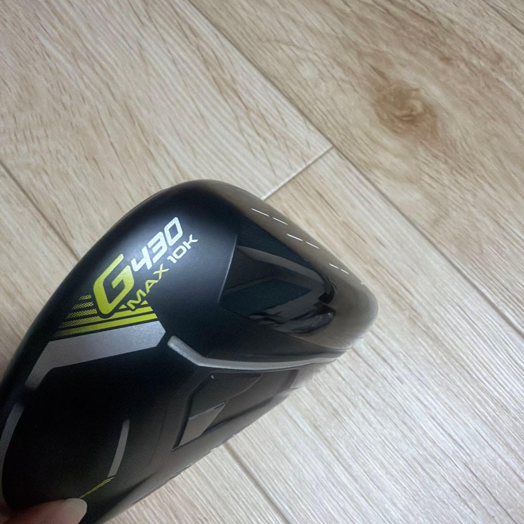 ＰＩＮＧ　G４３０　ＭＡＸ１０k ９度　ドライバー　ヘッド（ヘッドカバー付）