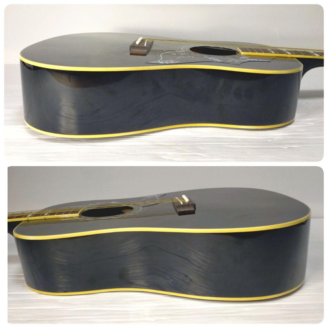 【24H以内発送】Maison アコギ H-22/BK ハミングバード風 黒