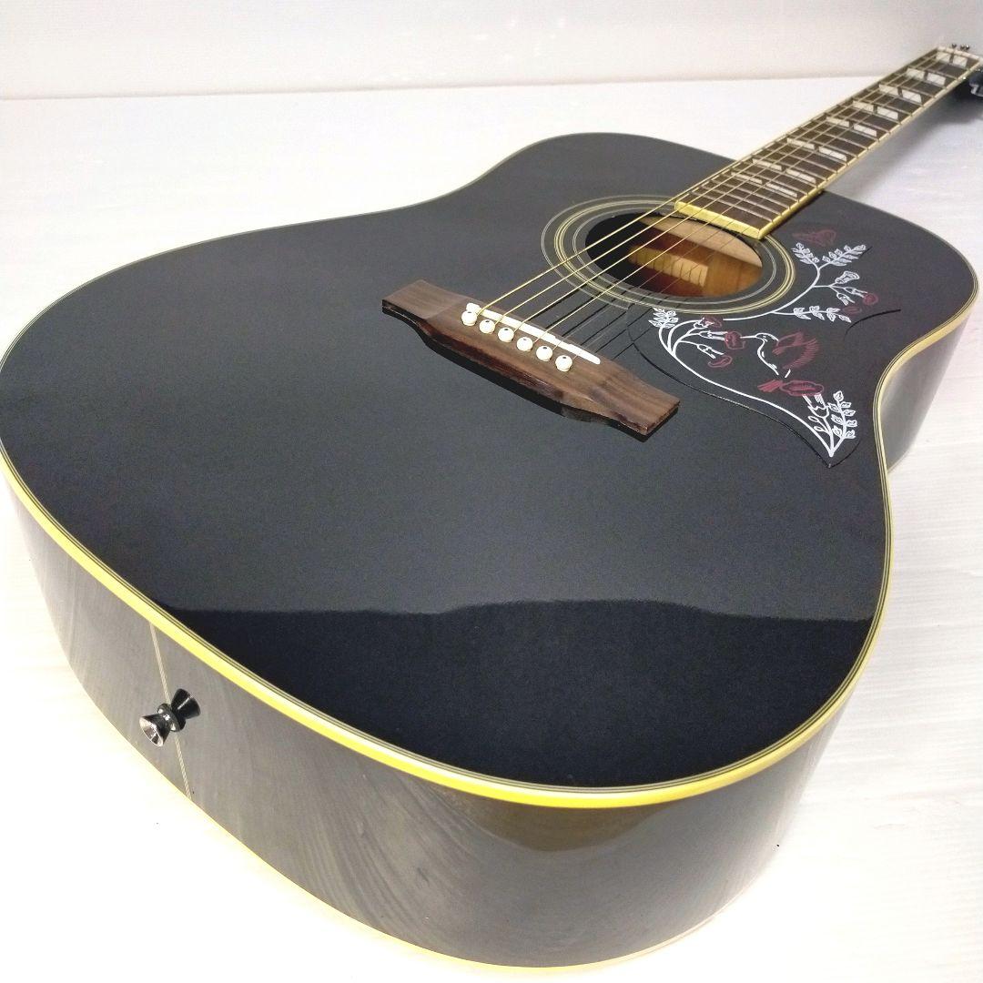 【24H以内発送】Maison アコギ H-22/BK ハミングバード風 黒