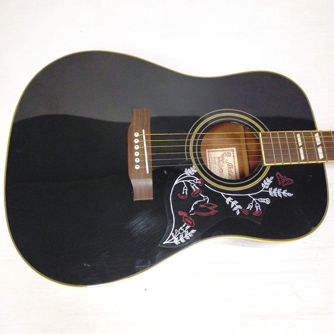 【24H以内発送】Maison アコギ H-22/BK ハミングバード風 黒