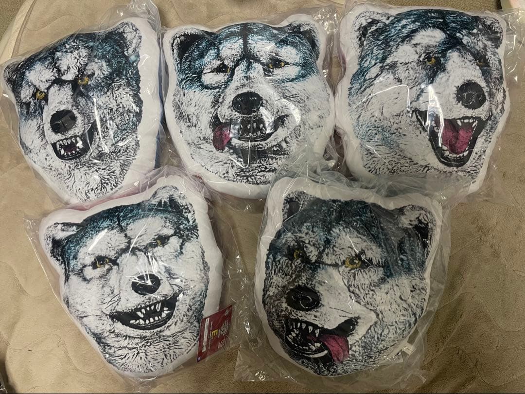 M*A様 【オマケつき】一番くじ マンウィズ クッション コンプリートセット全5