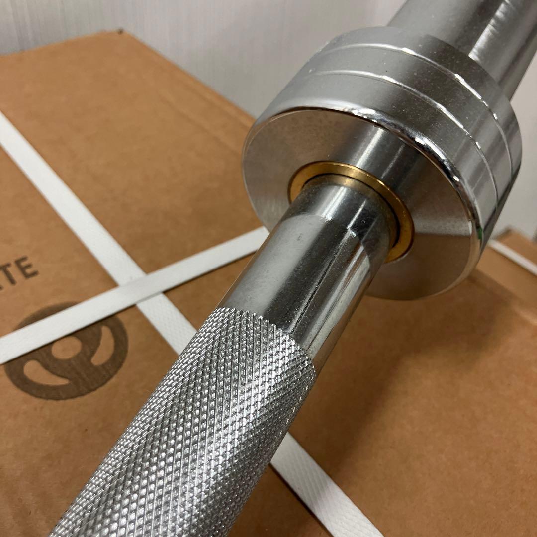 ★高品質★耐荷重317kg オリンピックシャフト バーベル 220cm 50mm