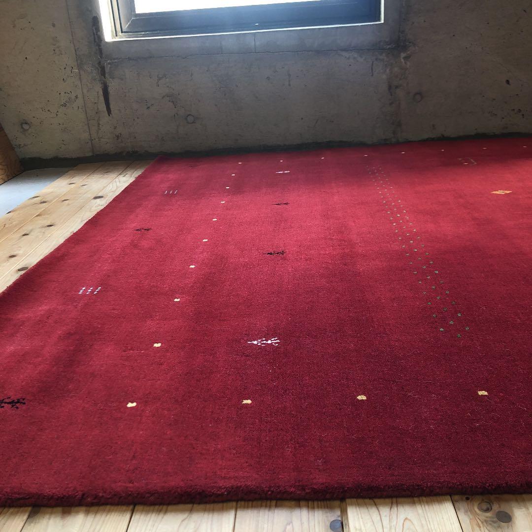 高級ウール使用 ウールギャベ ハンドルームLori 172×243cm