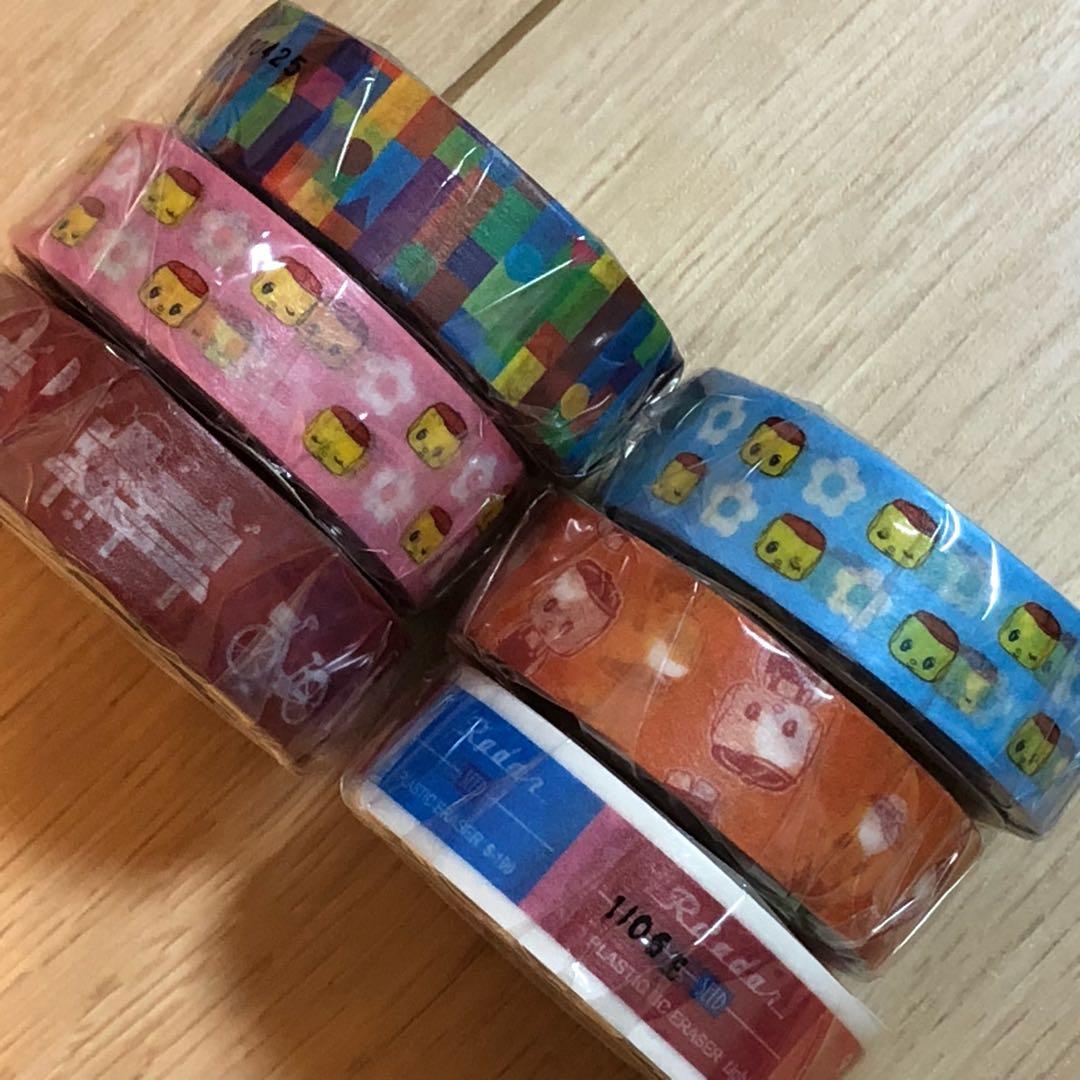 ★新品★文具デザイン  マステ  ６種セット