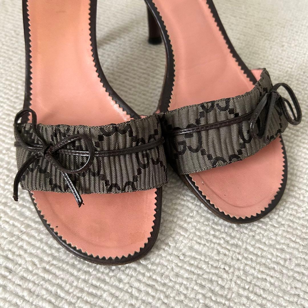 GUCCI グッチ ミュール ヒール GG 23cm 36