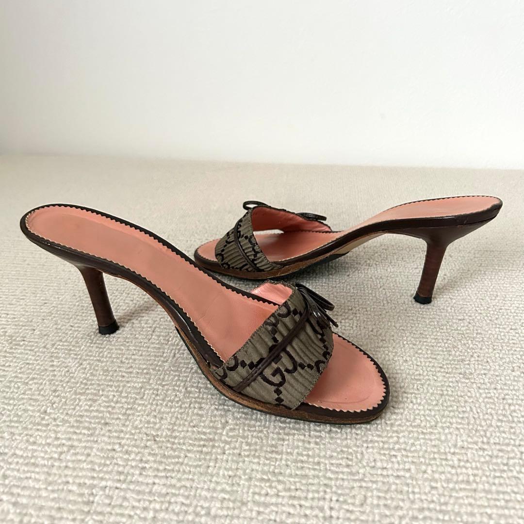 GUCCI グッチ ミュール ヒール GG 23cm 36