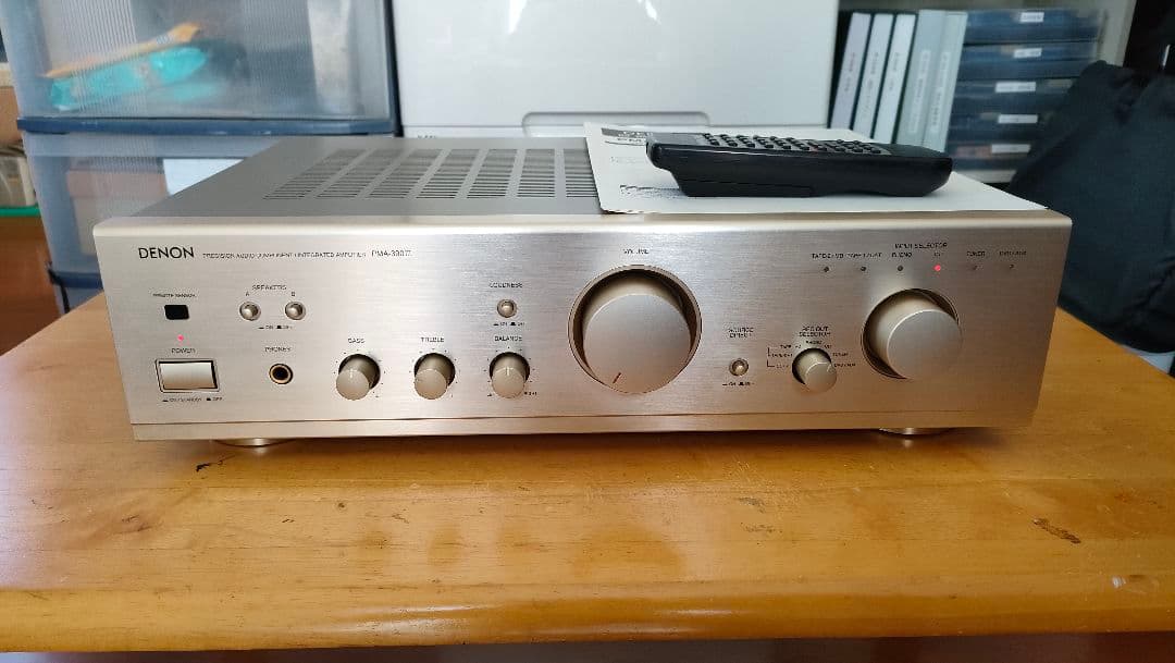 DENONプリメインアンプPMA-390Ⅲリモコン取説付き中古動作品