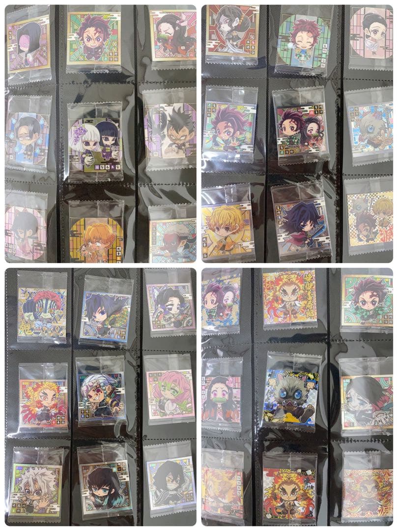 鬼滅の刃ディフォルメシール 其の壱～十 コンプ