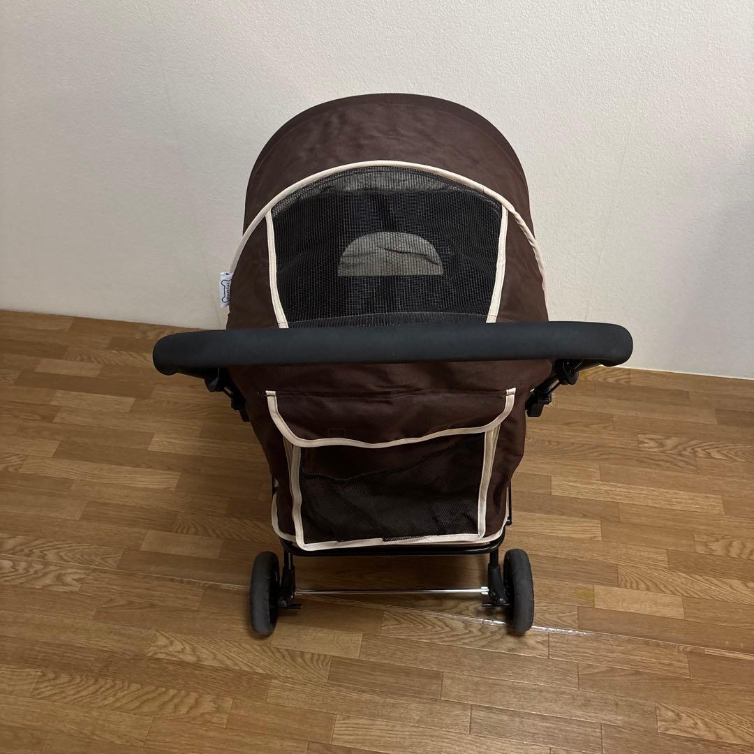 Piccolo Cane ペットカート 小型犬用 ブラウン