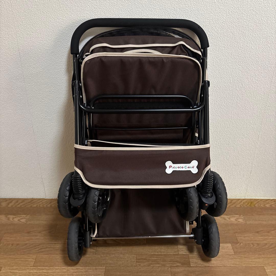 Piccolo Cane ペットカート 小型犬用 ブラウン