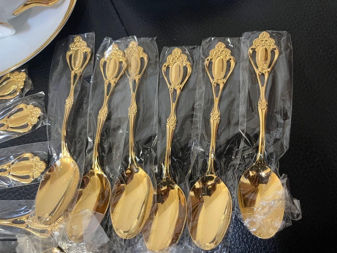 ノリタケ 金メッキ カトラリーセット フォーク6本 スプーン6本