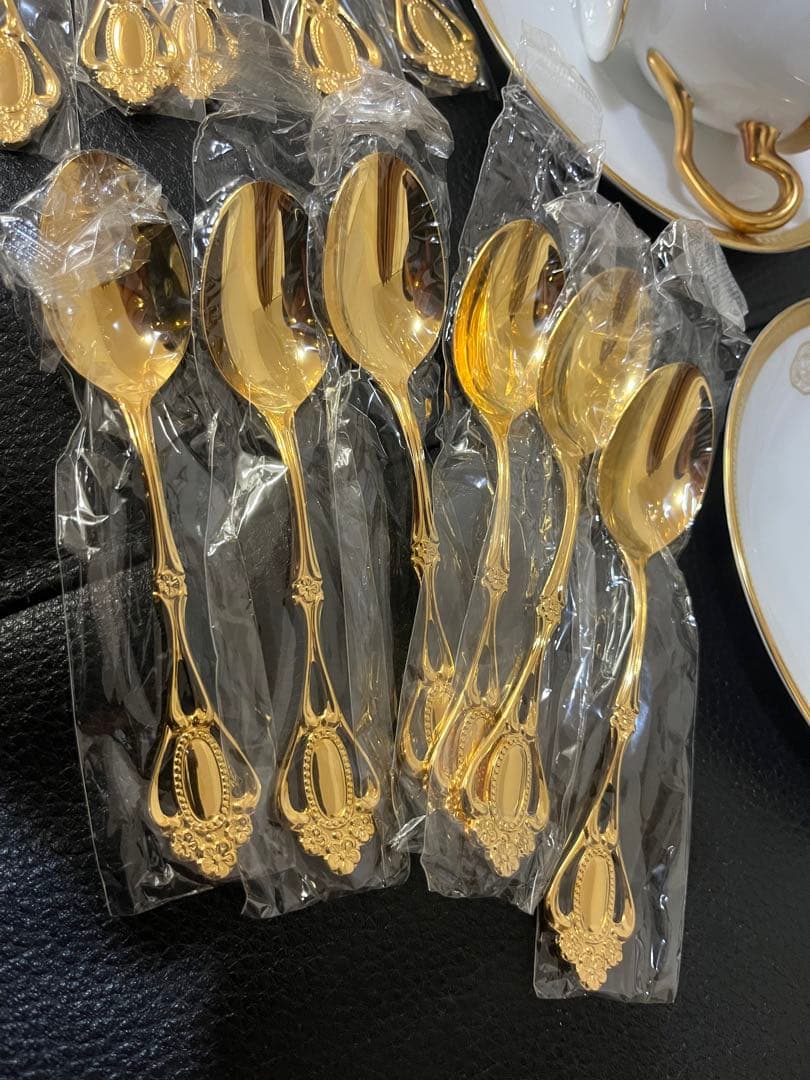 ノリタケ 金メッキ カトラリーセット フォーク6本 スプーン6本