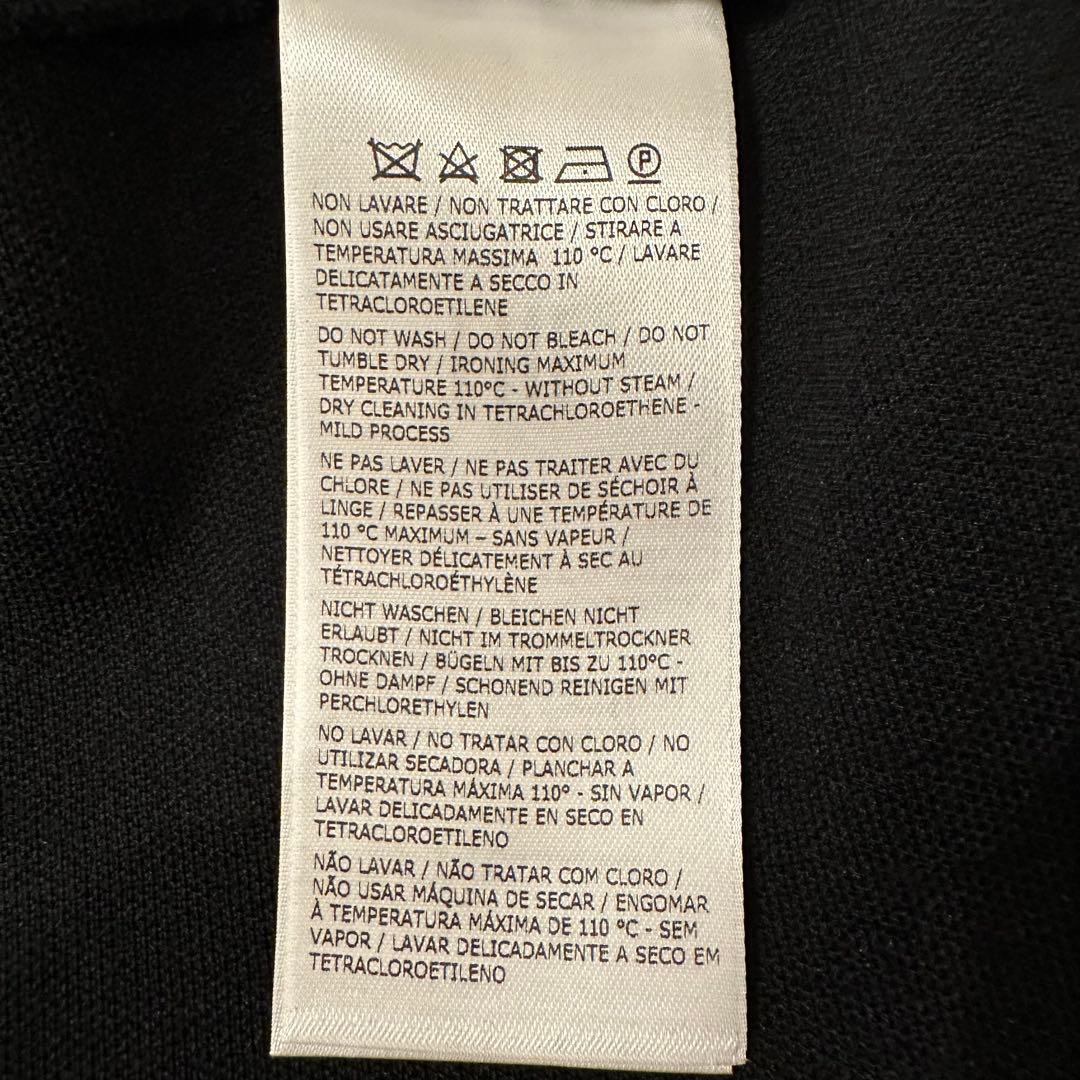 ★サルヴァドーレ フェラガモ★ウールシルクロングカーディガン 黒 ベルト付