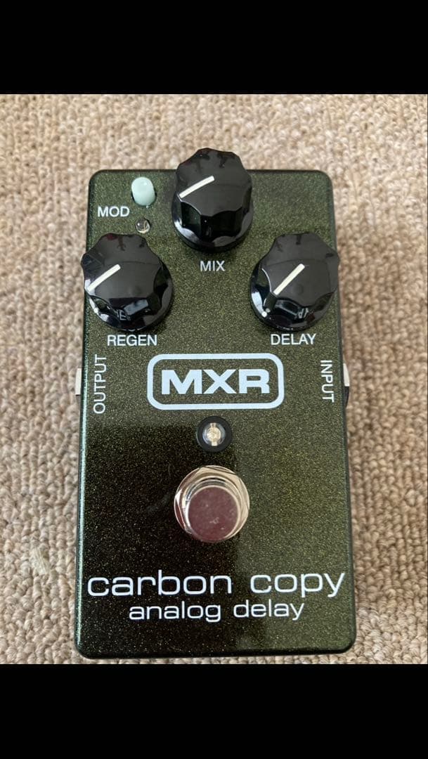 新品同様 MXR carbon copy アナログディレイカーボンコピーおまけ付