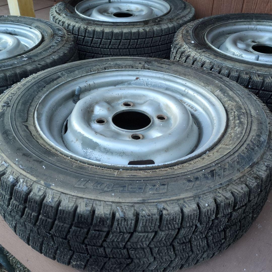 1月SALE Nissanサニートラック純正 12インチ タイヤ・ホイールセット