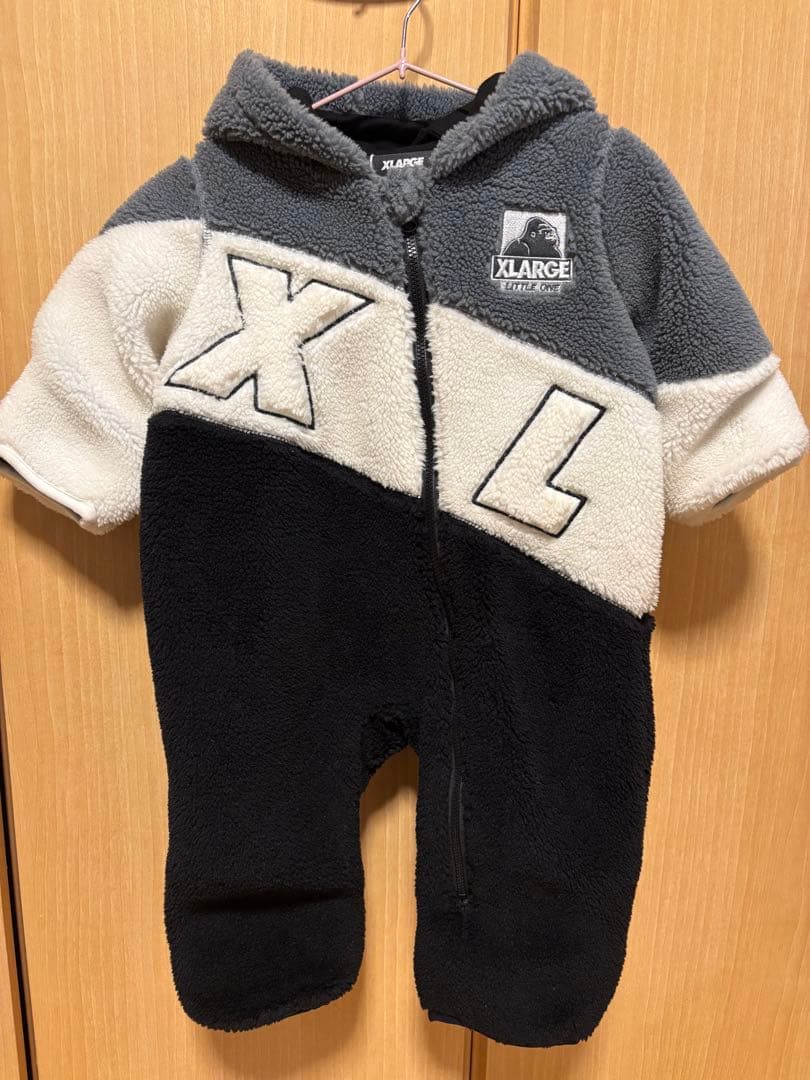 XLARGE KIDS カラーブロックボアカバーオール