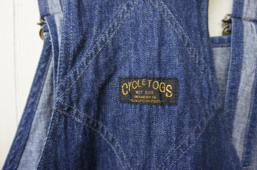 WEST RIDE☆CYCLETOGS☆オーバーオール☆３４－３６☆１５８９９