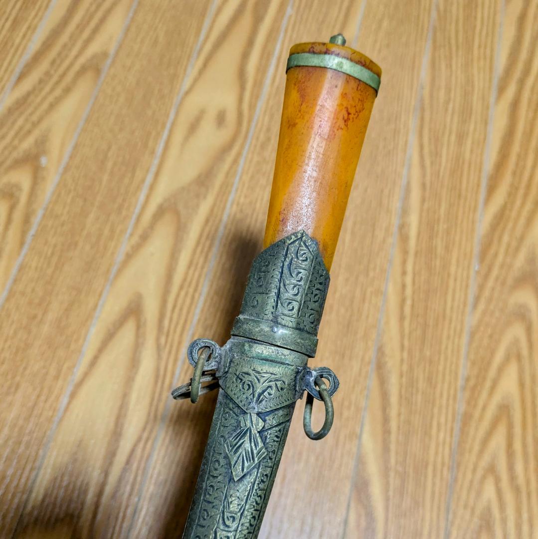 ハンドメイド モロッコナイフ モロッコ製ヴィンテージナイフ 約50年前の骨董品