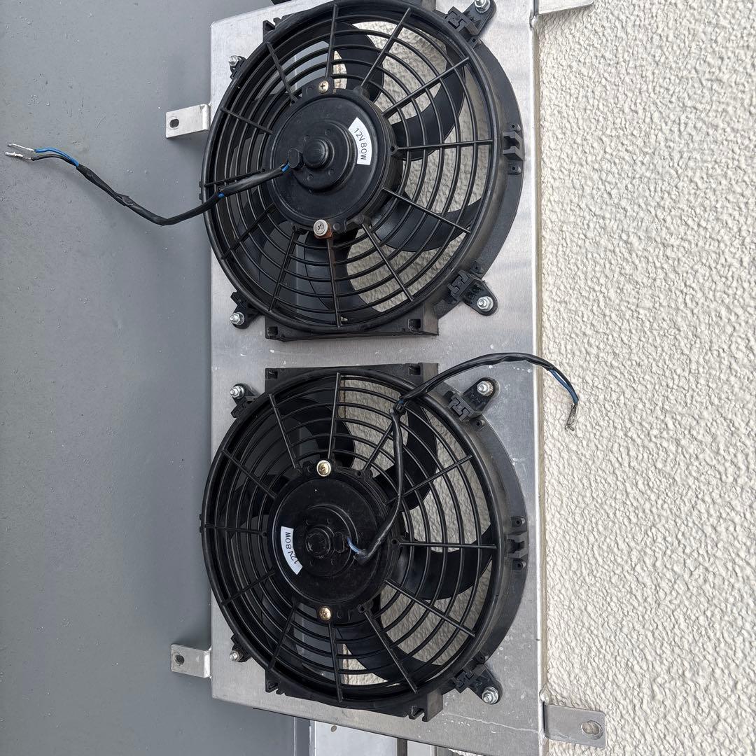 na6ce/na8用　シュラウド付き社外ラジエター電動ファン