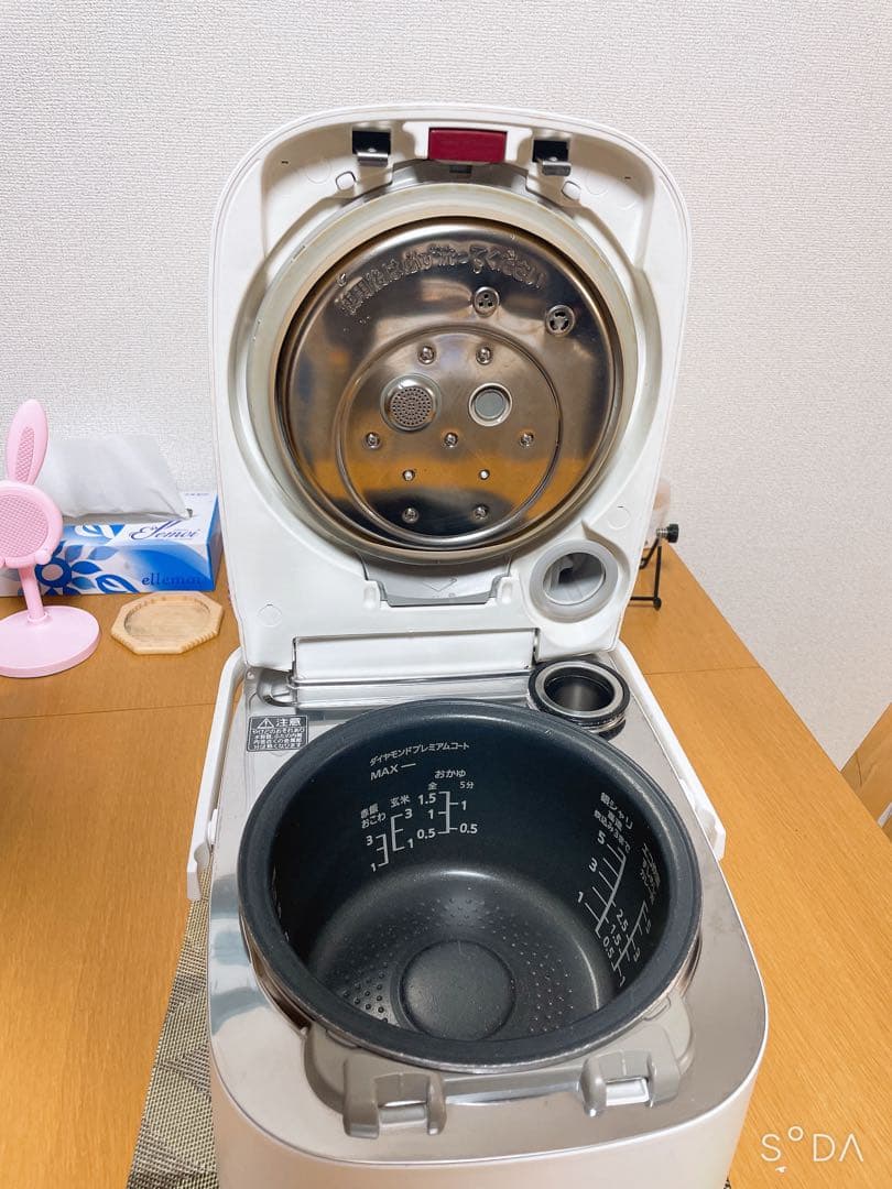 パナソニック 炊飯器 SR-VSX108 スチーム&可変圧力IH Wおどり炊き